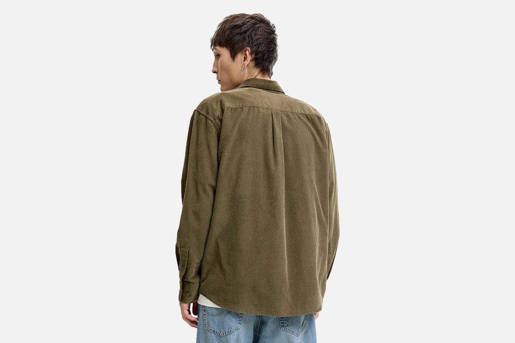 CASCOT CORDUROY SHIRT GREY