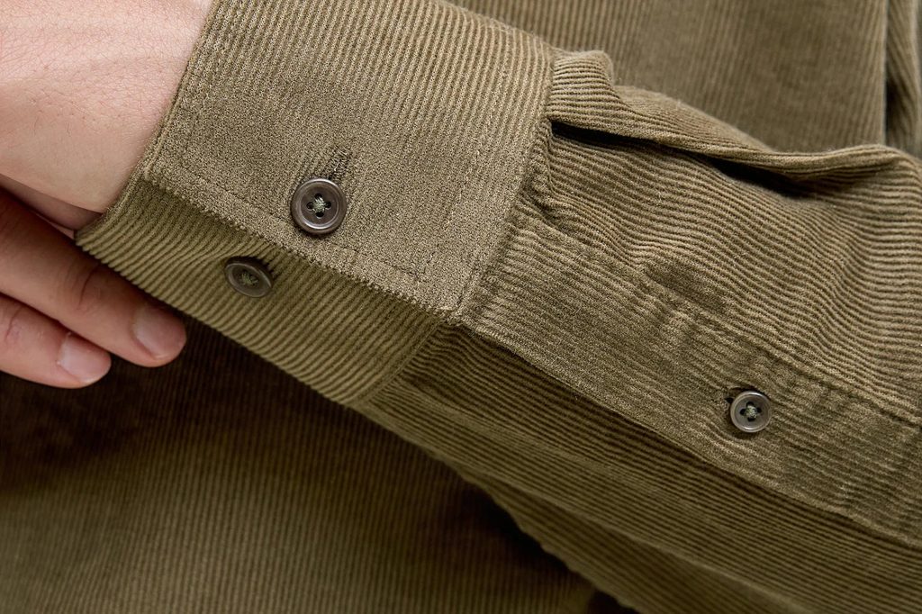 CASCOT CORDUROY SHIRT GREY