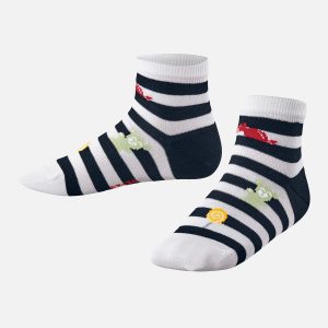 STRIPED JELLIES NAVY WHITE - Image 1