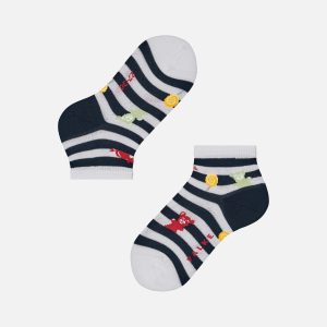 STRIPED JELLIES NAVY WHITE - Image 4