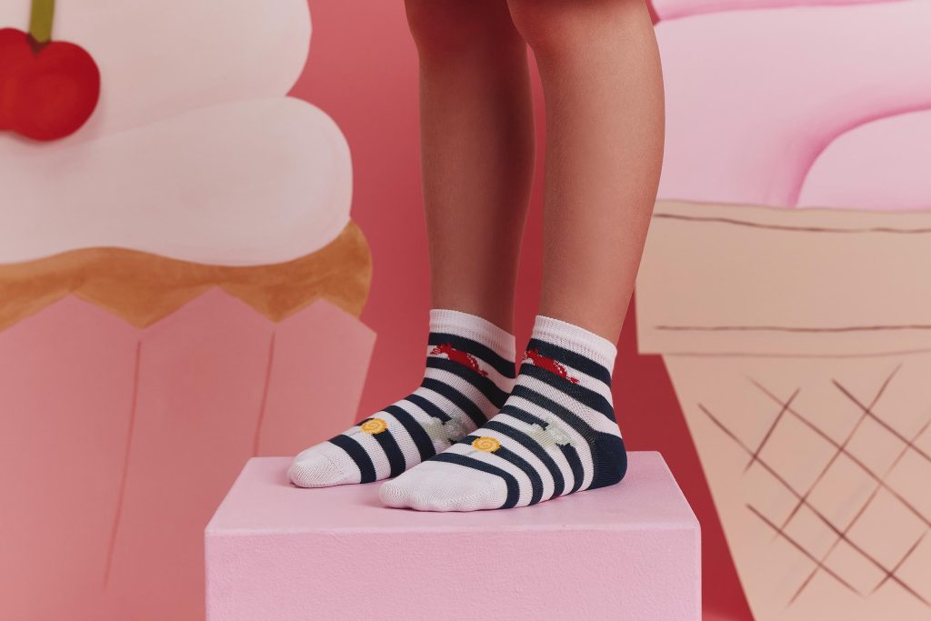 STRIPED JELLIES NAVY WHITE