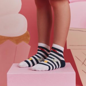 STRIPED JELLIES NAVY WHITE - Image 5