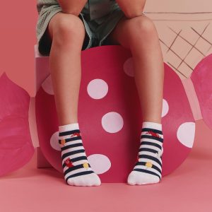 STRIPED JELLIES NAVY WHITE - Image 6