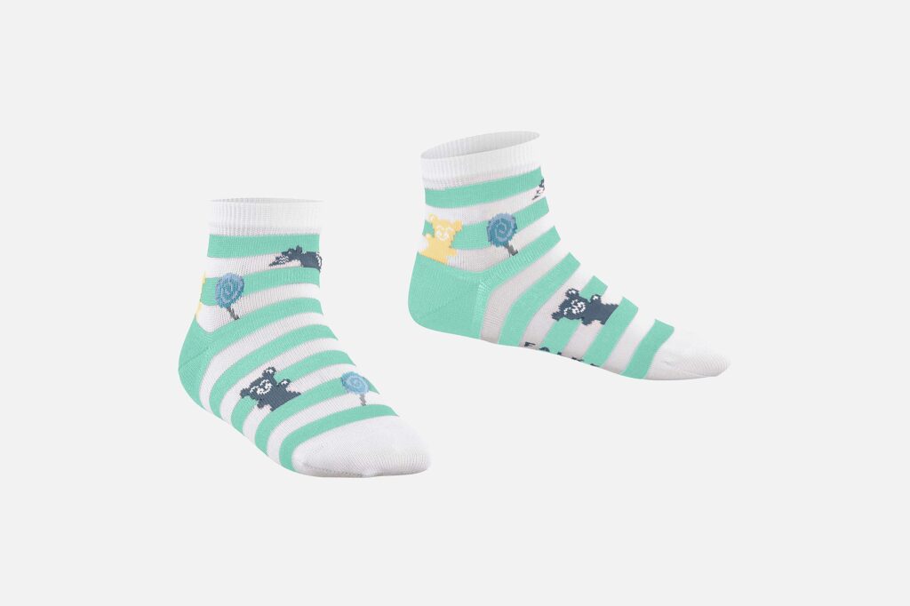 STRIPED JELLIES GREEN WHITE