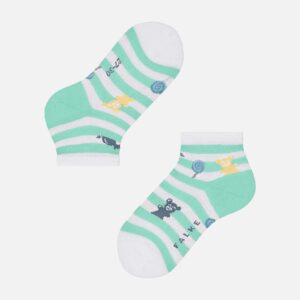 STRIPED JELLIES GREEN WHITE – Image 4