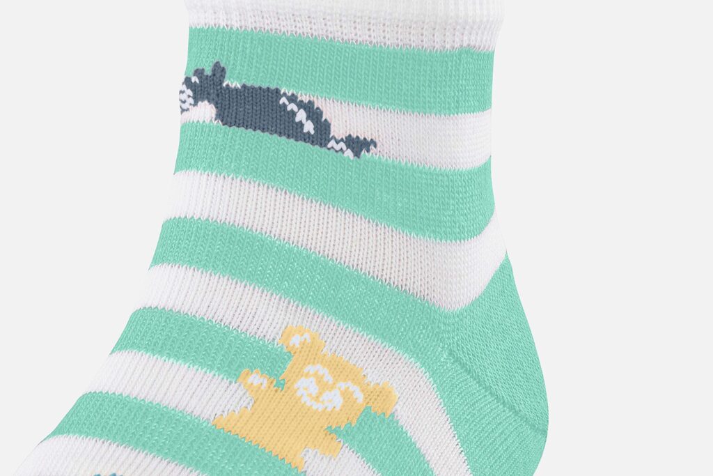 STRIPED JELLIES GREEN WHITE