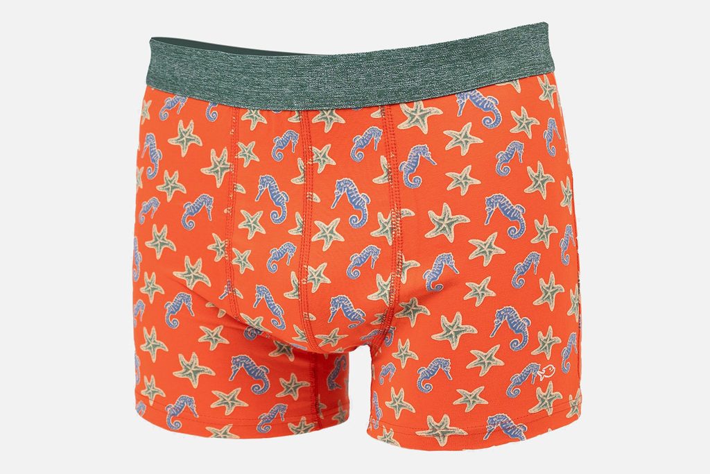 BOXER SEAHORSE ORANGE