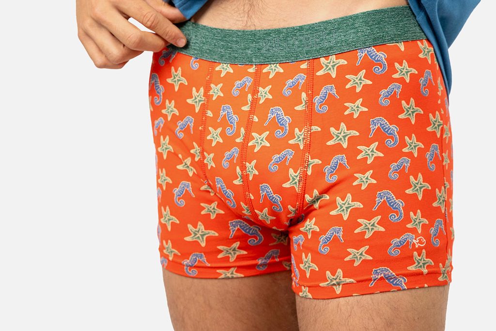 BOXER SEAHORSE ORANGE