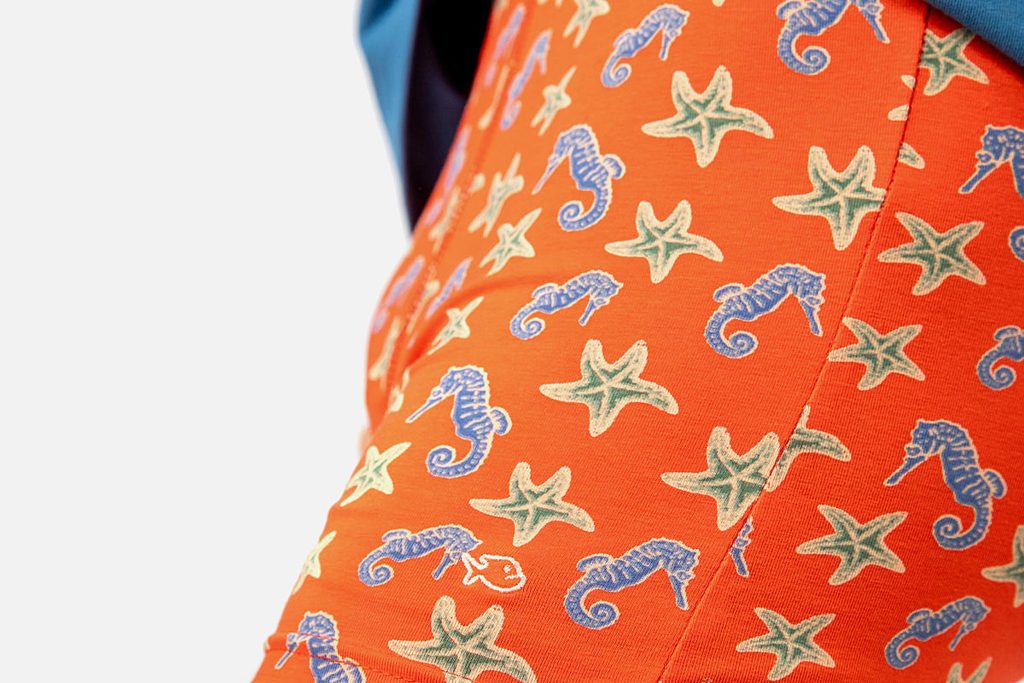 BOXER SEAHORSE ORANGE