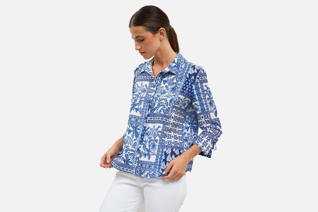 CHEMISE AZULEJOS BLEU