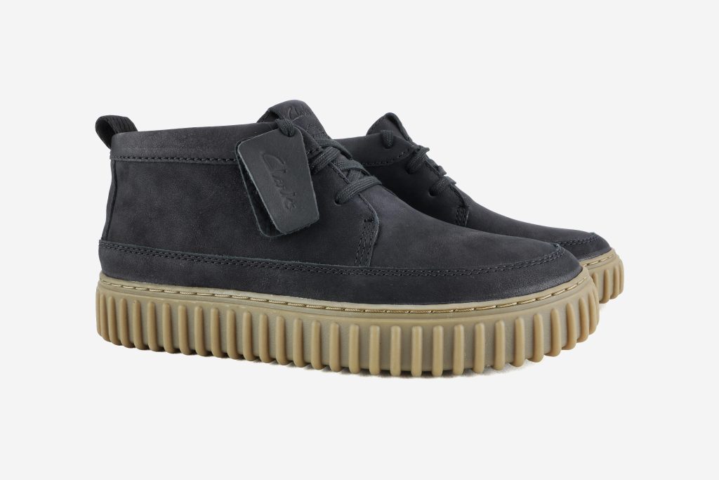TORHILL LACE HI BLACK LEATHER