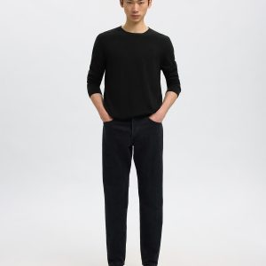 SLHBERG CREW NECK BLACK - Image 4
