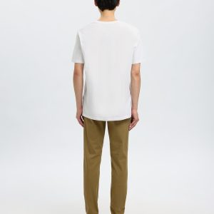 SLMASPEN SS ONECK TEE BRIGHT WHITE - Image 2