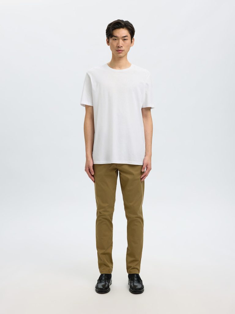 SLMASPEN SS ONECK TEE BRIGHT WHITE