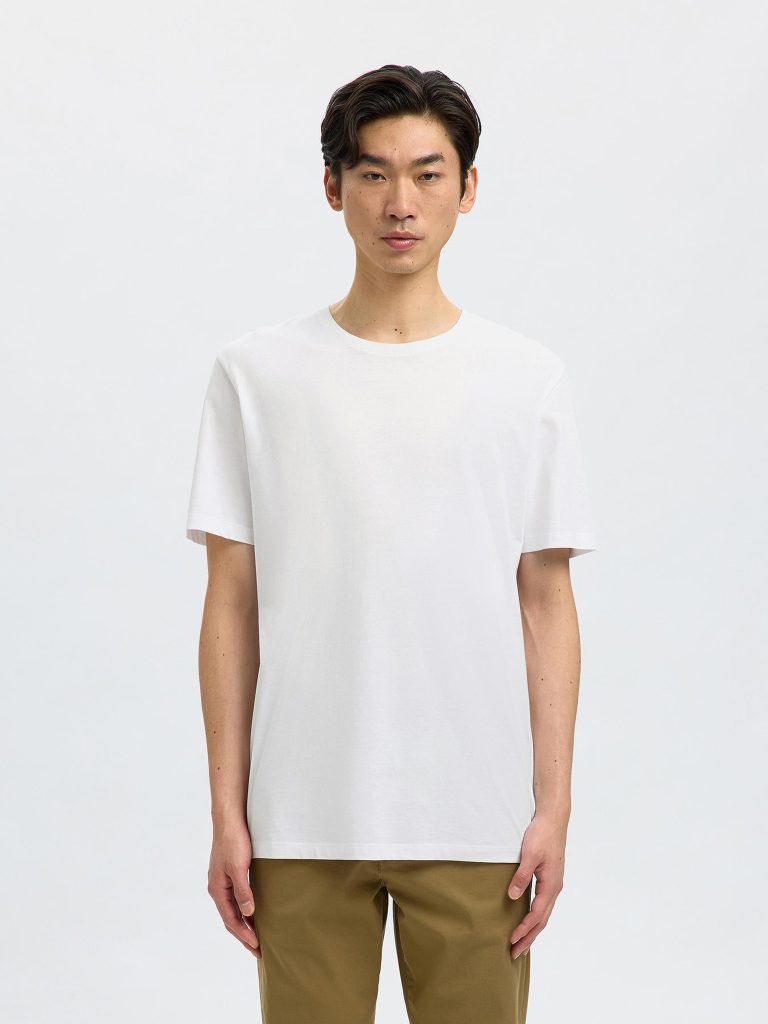 SLMASPEN SS ONECK TEE BRIGHT WHITE