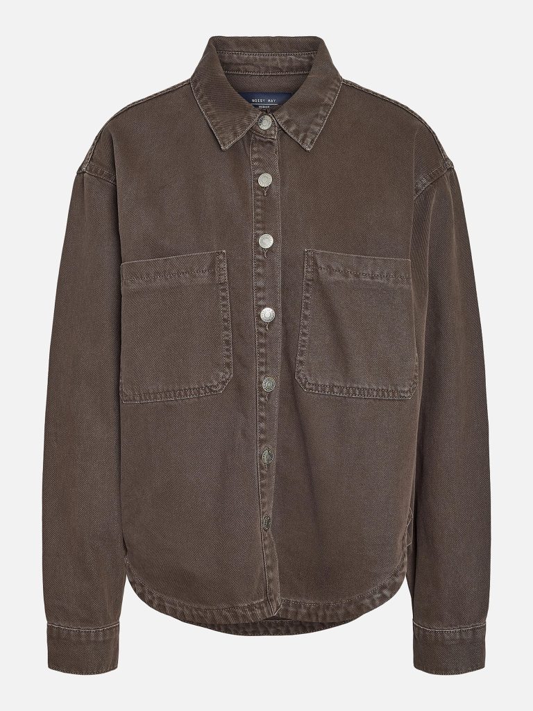 NMALVA LS SHACKET COLORED CHOCO BROWN