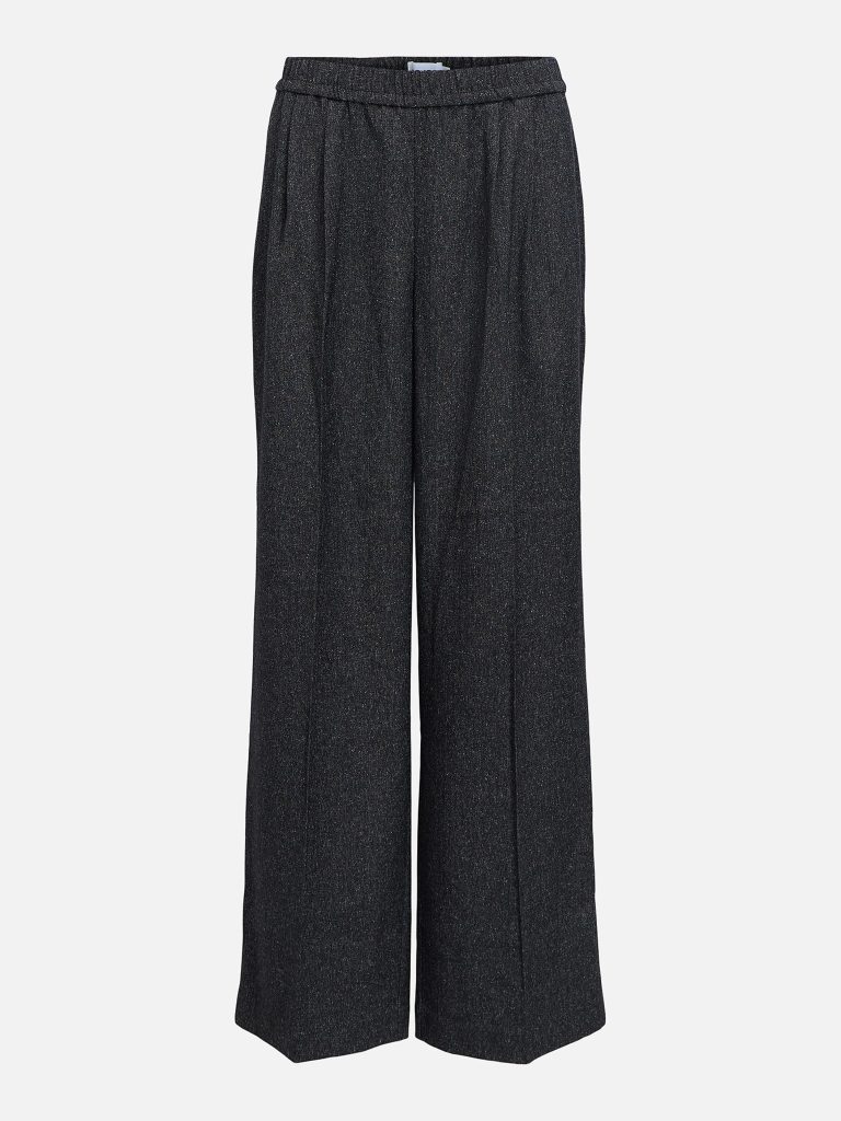 OBJSANJA MW LO PANTS BLACK MELANGE