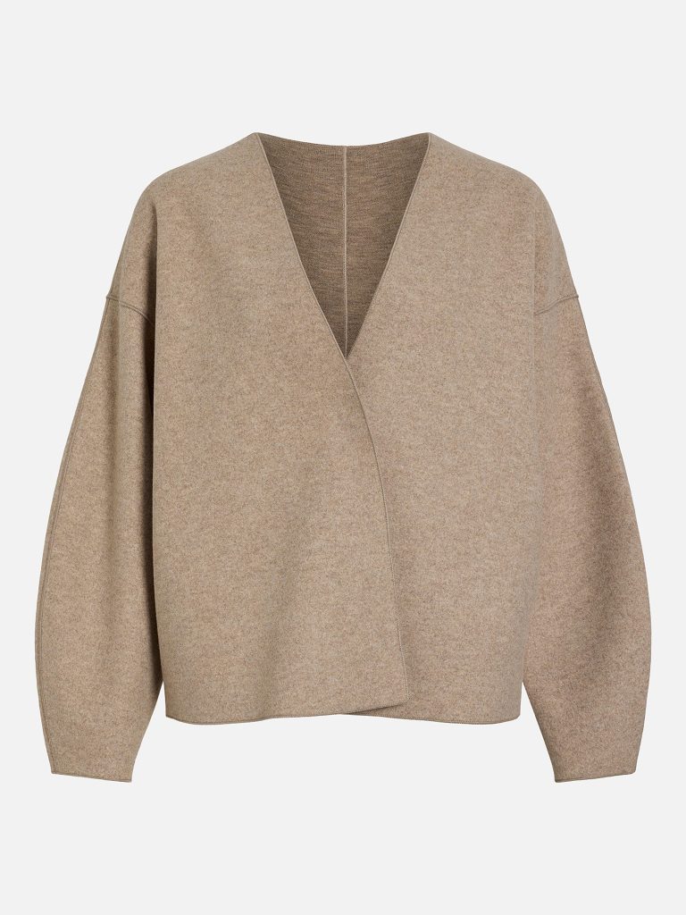 VIJUICE LOOSE LS JACKET NATURAL MELANGE