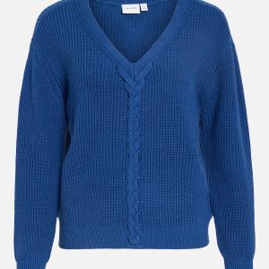 VISPARIA BOATNECK LS NAVY PEONY - Image 1