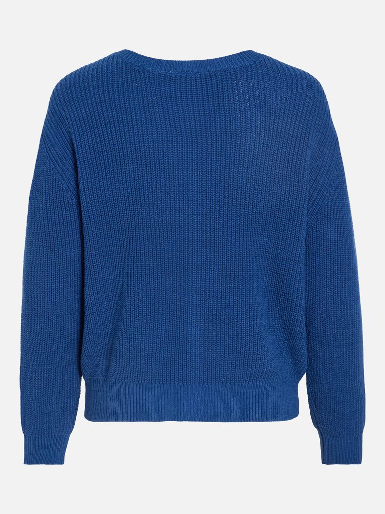 VISPARIA BOATNECK LS NAVY PEONY