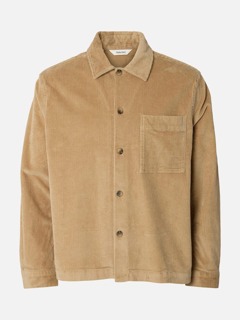 SLMOTTO KRIS CORD OVERSHIRT CORNSTALK