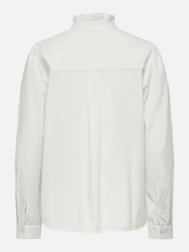 ONLGIADA LS FRILL SHIRT CLOUD DANCER