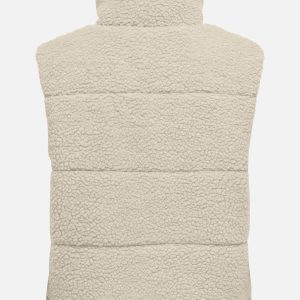 ONLSANDRA TEDDY WAISTCOAT PUMICE STONE - Image 2