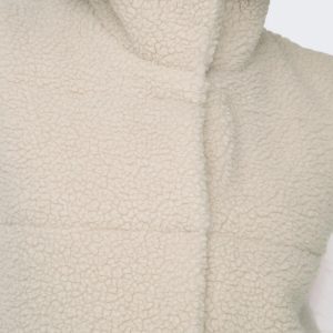 ONLSANDRA TEDDY WAISTCOAT PUMICE STONE - Image 5