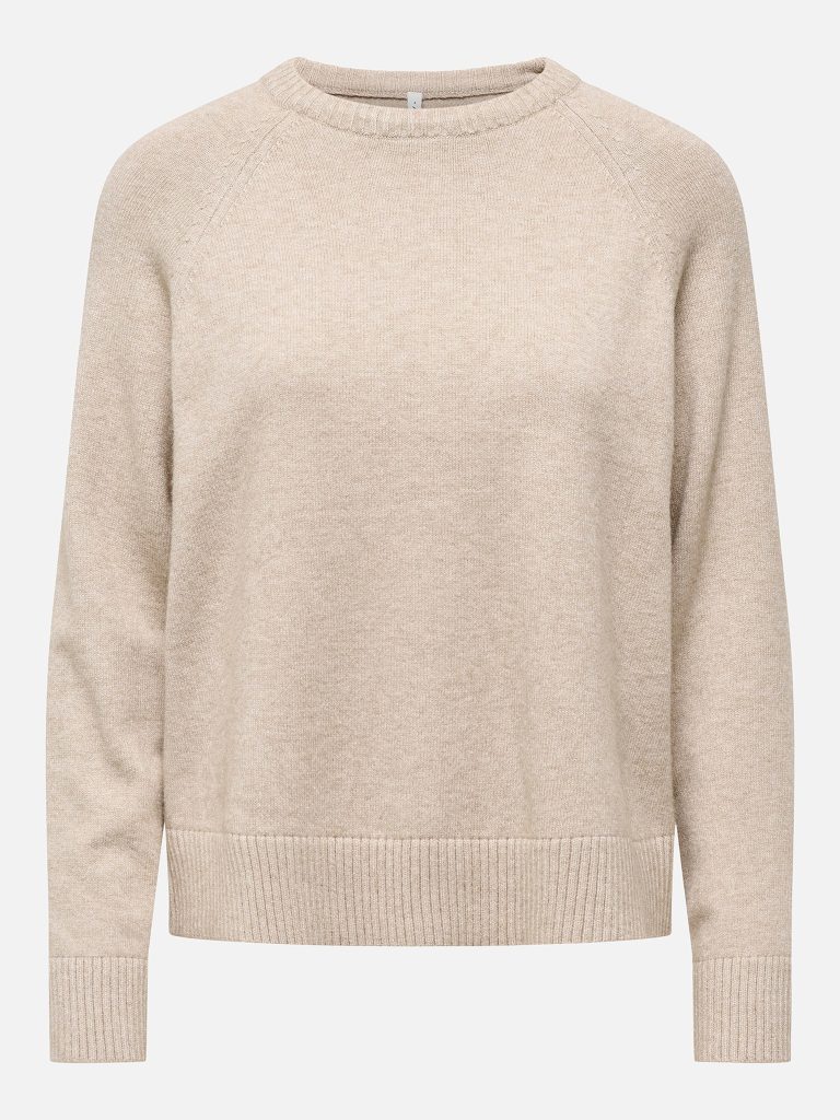 ONLPRINCESS LS ONECK RAGLAN MOCHA MERINGUE