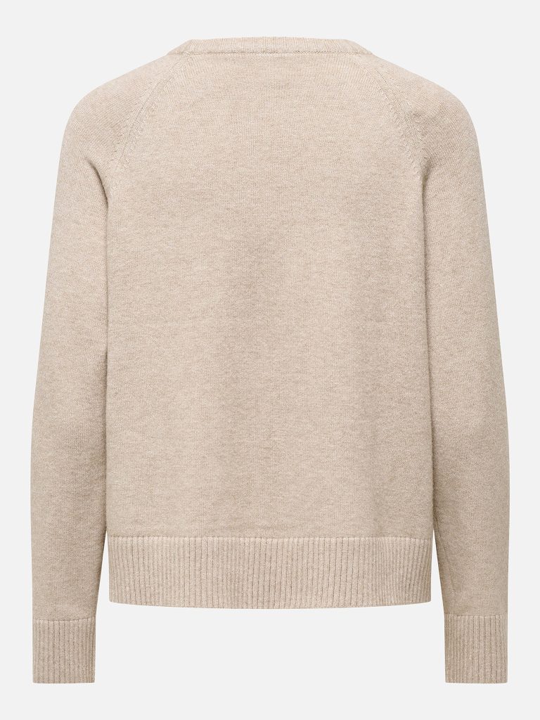 ONLPRINCESS LS ONECK RAGLAN MOCHA MERINGUE