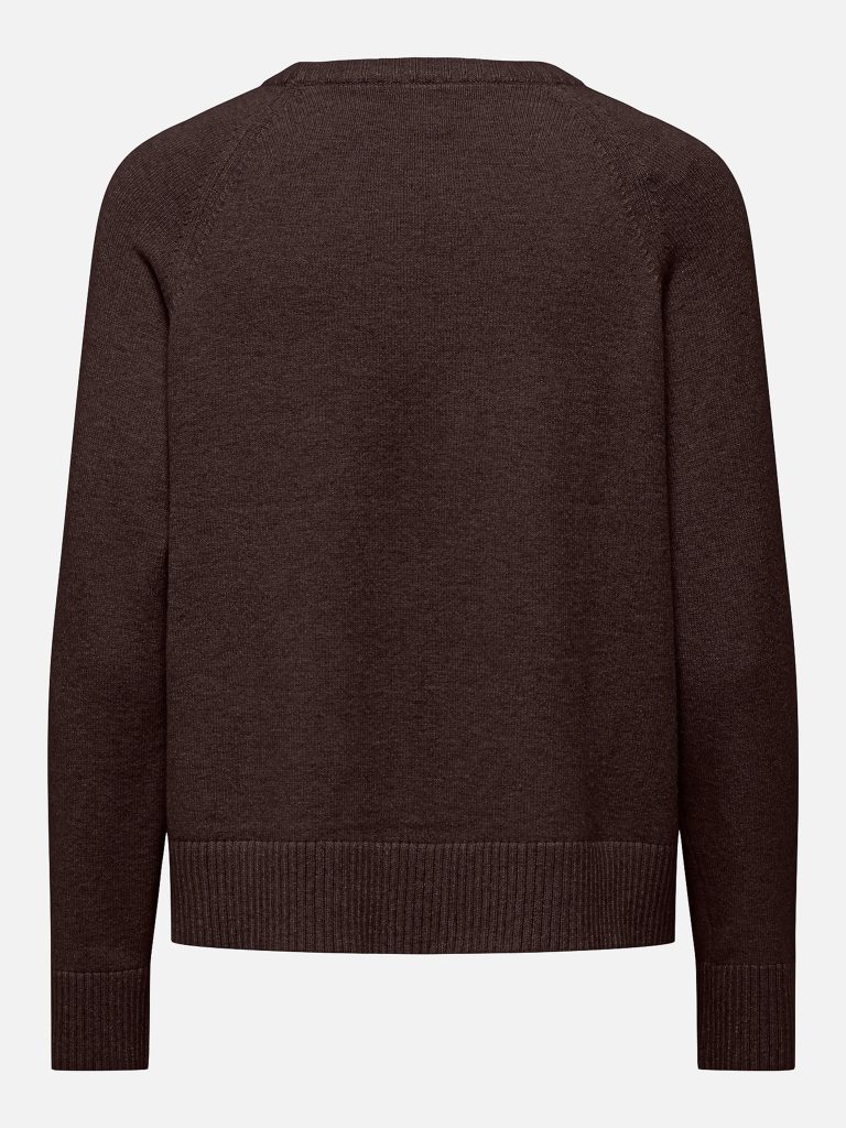 ONLPRINCESS LS ONECK RAGLAN CHOCOLATE TORTE