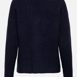 ONLCAMILLA VNECK LS PULLOVER NIGHT SKY – Image 2