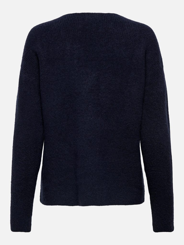ONLCAMILLA VNECK LS PULLOVER NIGHT SKY