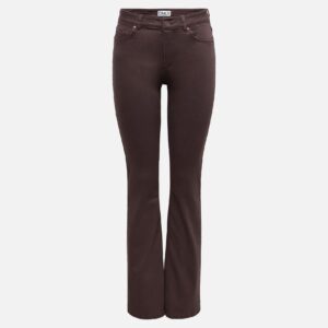 ONLBLUSH MID FLARED PANT BLACK COFFEE L30 – Image 1