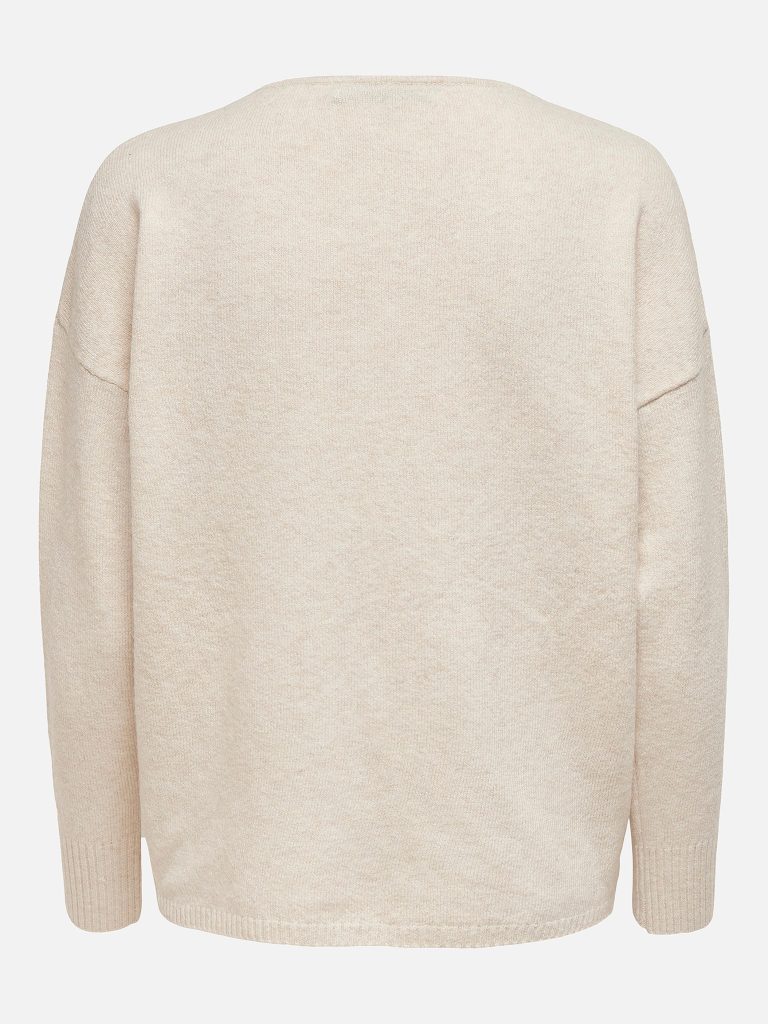 ONLRICA LS VNECK PULL BIRCH MELANGE