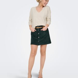 ONLRICA LS VNECK PULL BIRCH MELANGE – Image 3