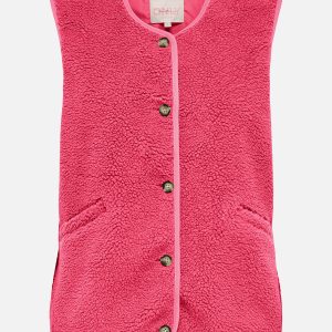 ONLBABY TEDDY VEST PINK LIMONADE – Image 1