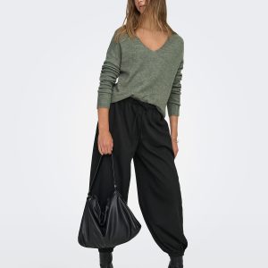 JDYELANORA LS VNECK PULLO KALAMATA – Image 3