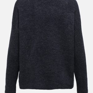 JDYELANORA LS VNECK PULLO NIGHT SKY - Image 2