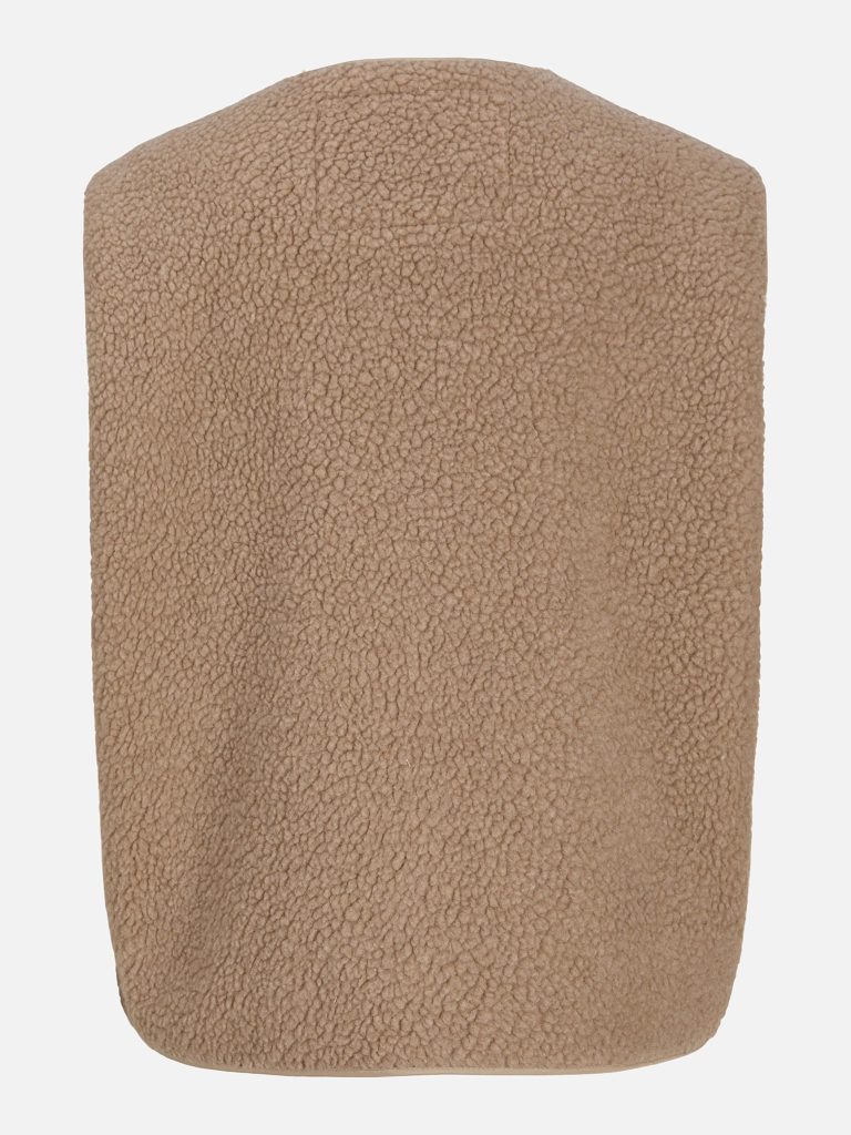 JXVERA TEDDY VEST HUMUS