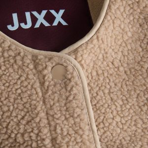 JXVERA TEDDY VEST HUMUS – Image 3