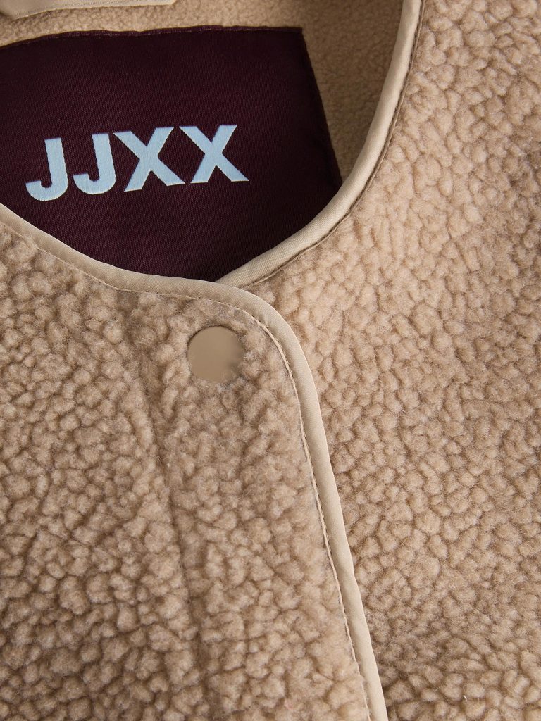 JXVERA TEDDY VEST HUMUS