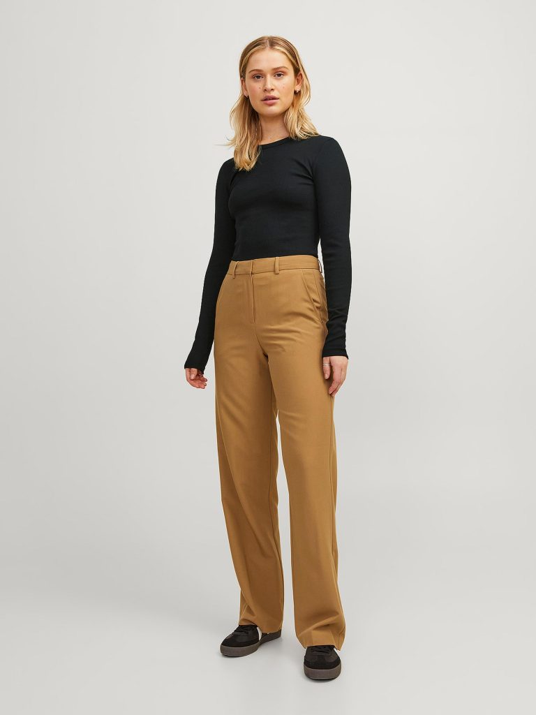JXFREYA STR LS RIB TEE JRS NOOS BLACK