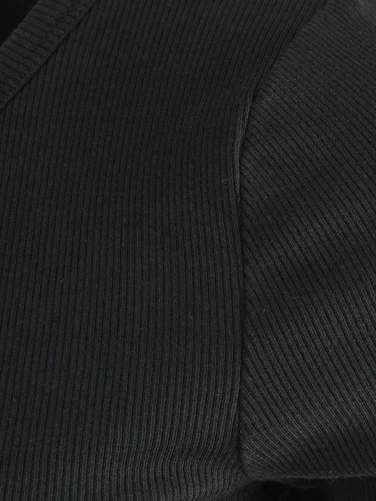 JXFREYA STR LS RIB TEE JRS NOOS BLACK