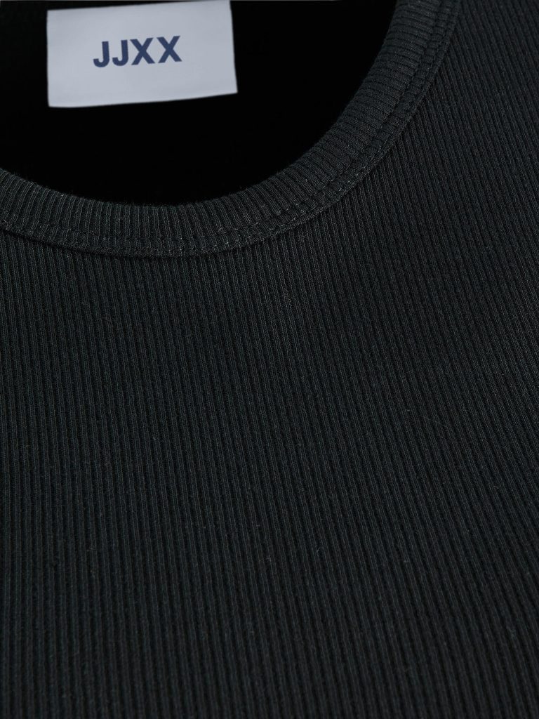 JXFREYA STR LS RIB TEE JRS NOOS BLACK