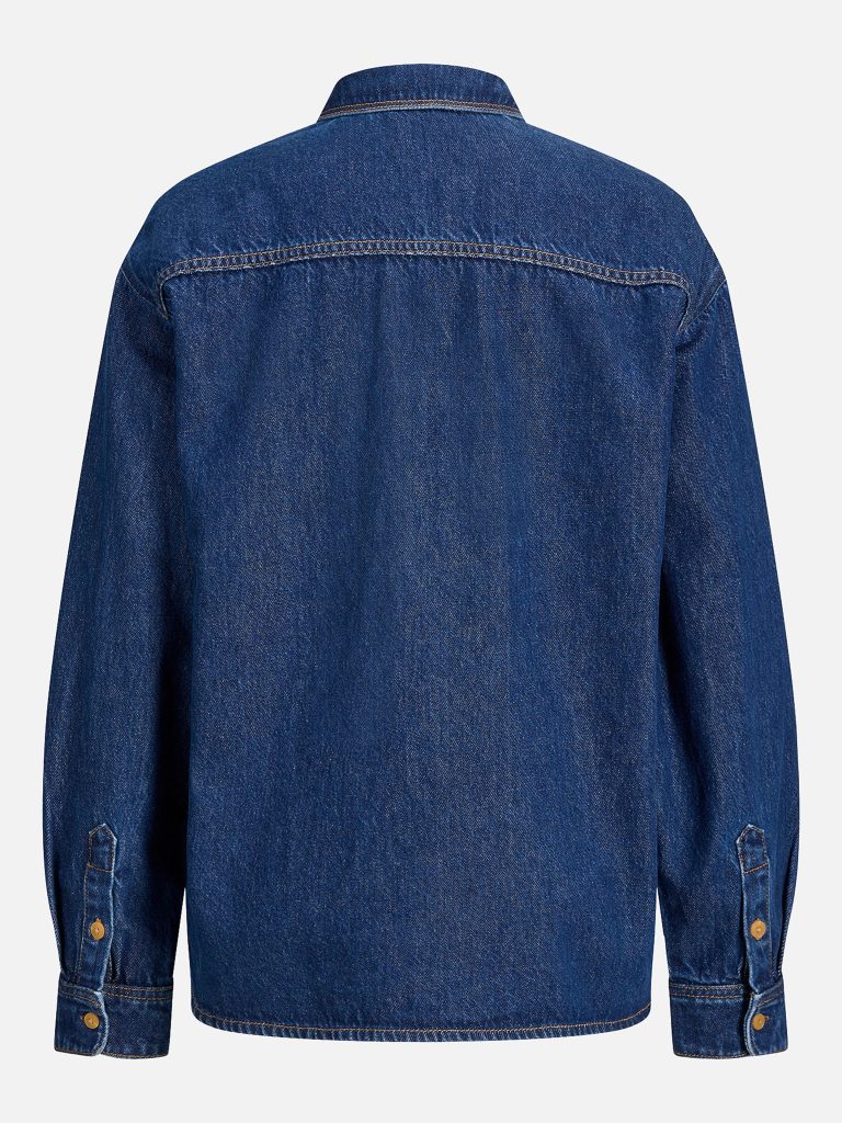 JXBELLA LS DENIM SHIRT BLUE DENIM RINSE