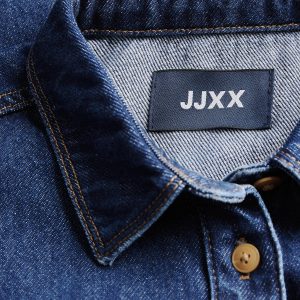 JXBELLA LS DENIM SHIRT BLUE DENIM RINSE - Image 3