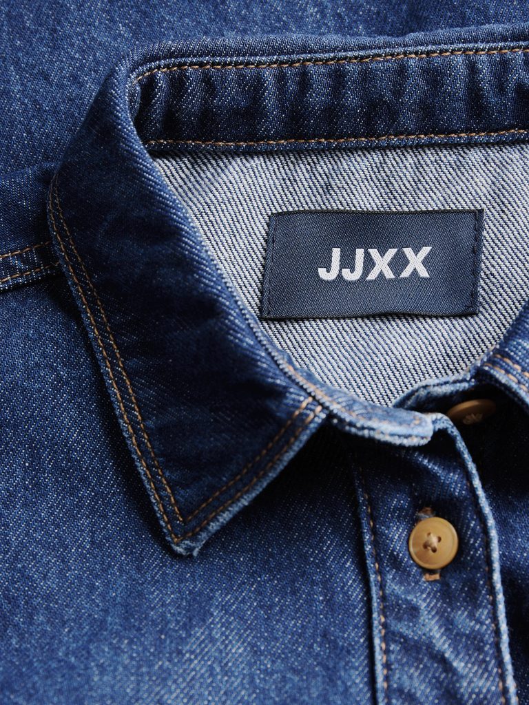 JXBELLA LS DENIM SHIRT BLUE DENIM RINSE