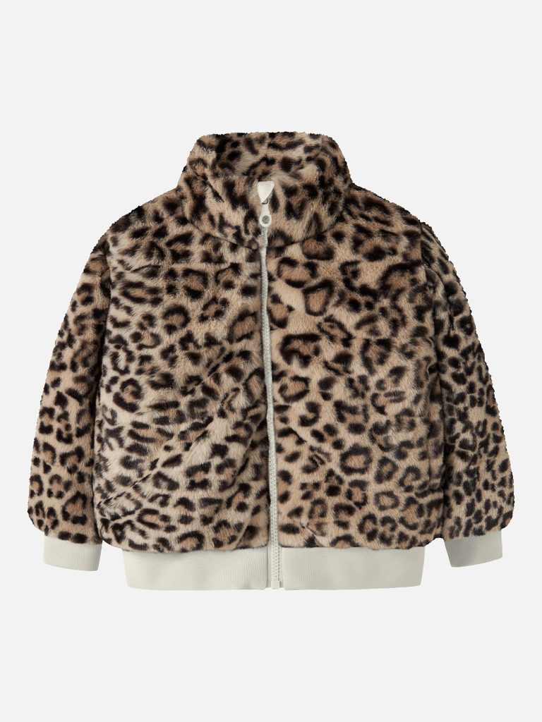 NMFMILA JACKET HUMUS LEO