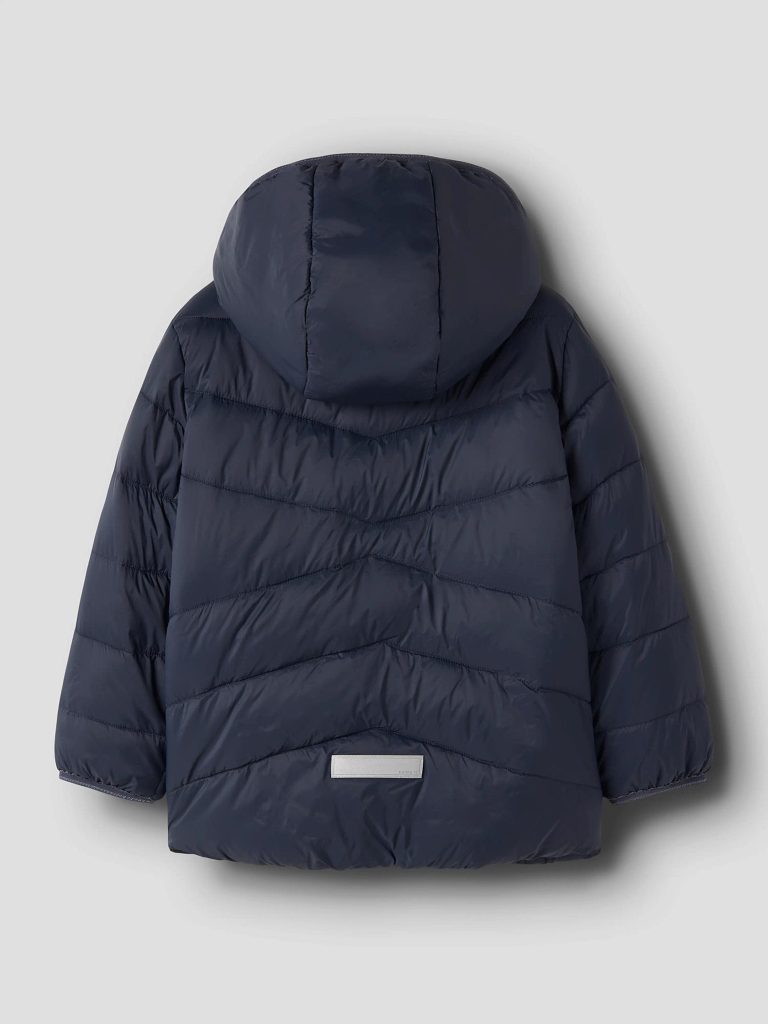 NMFMARBLE JACKET DARK SAPPHIRE
